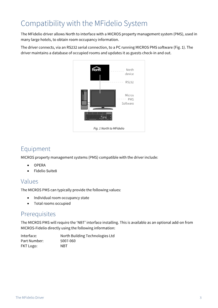 Preview thumbnail of page 3 of the MFidelio Driver Manual PDF document.